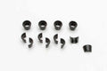 MANLEY 13061-8 Super 7 Degree Bead Lock Valve Locks, 11/32 Inch Valve Stem, Steel, Black Oxide, Set of 8