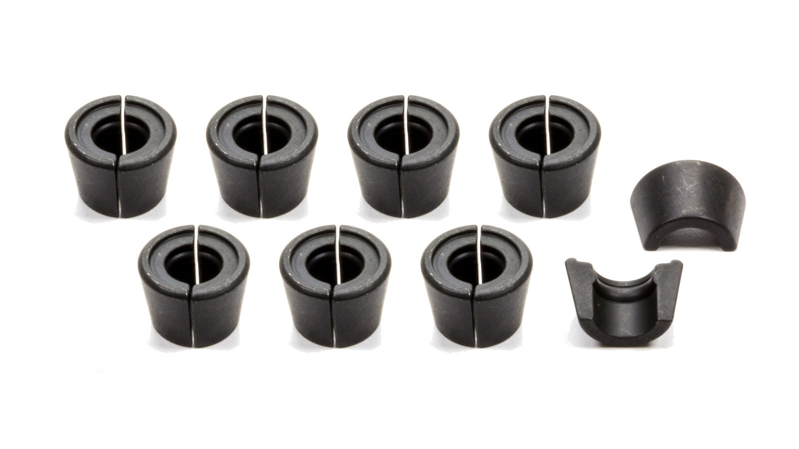 Manley 13150-8 10 Degree Bead Lock Valve Locks for 5/16 Inch Valve Stems, Black Oxide Steel, Set of 8