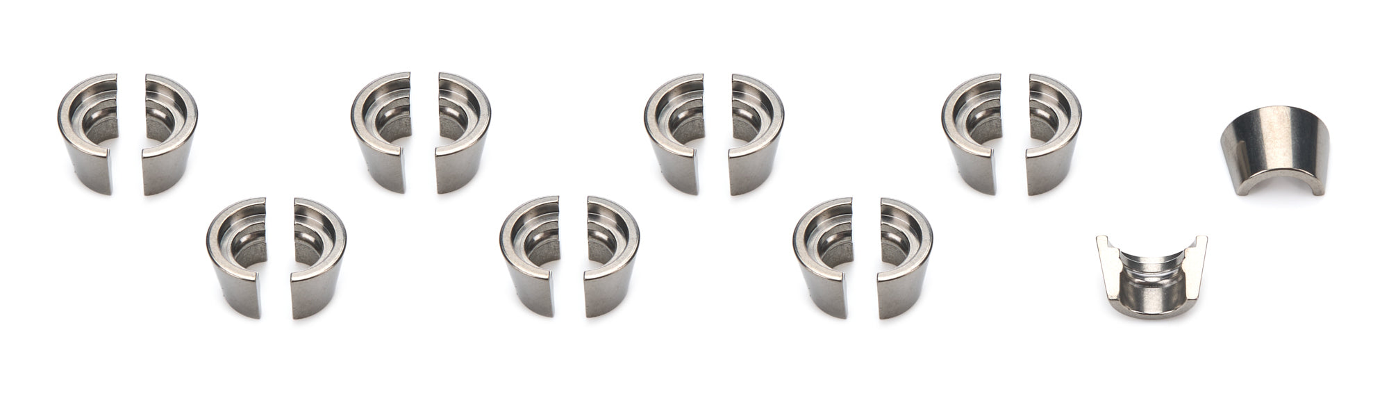 Manley 13161T-8 Titanium Valve Locks, 10 Degree, 11/32 Inch Valve Stem, Set of 8