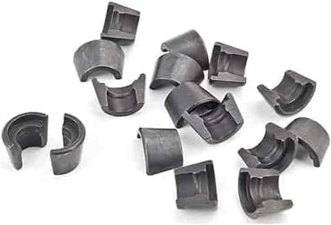 MANLEY Manley 13494-8 Valve Locks 10-Degree, 11/32 Inch Valve Stem, Steel, Black Oxide, Set of 8