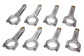MANLEY 14042R-8 Ford 4340 H-Beam Connecting Rods with ARP2000 Bolts, 5.933 Inch Length, Steel Forged, Bushed, Set of 8