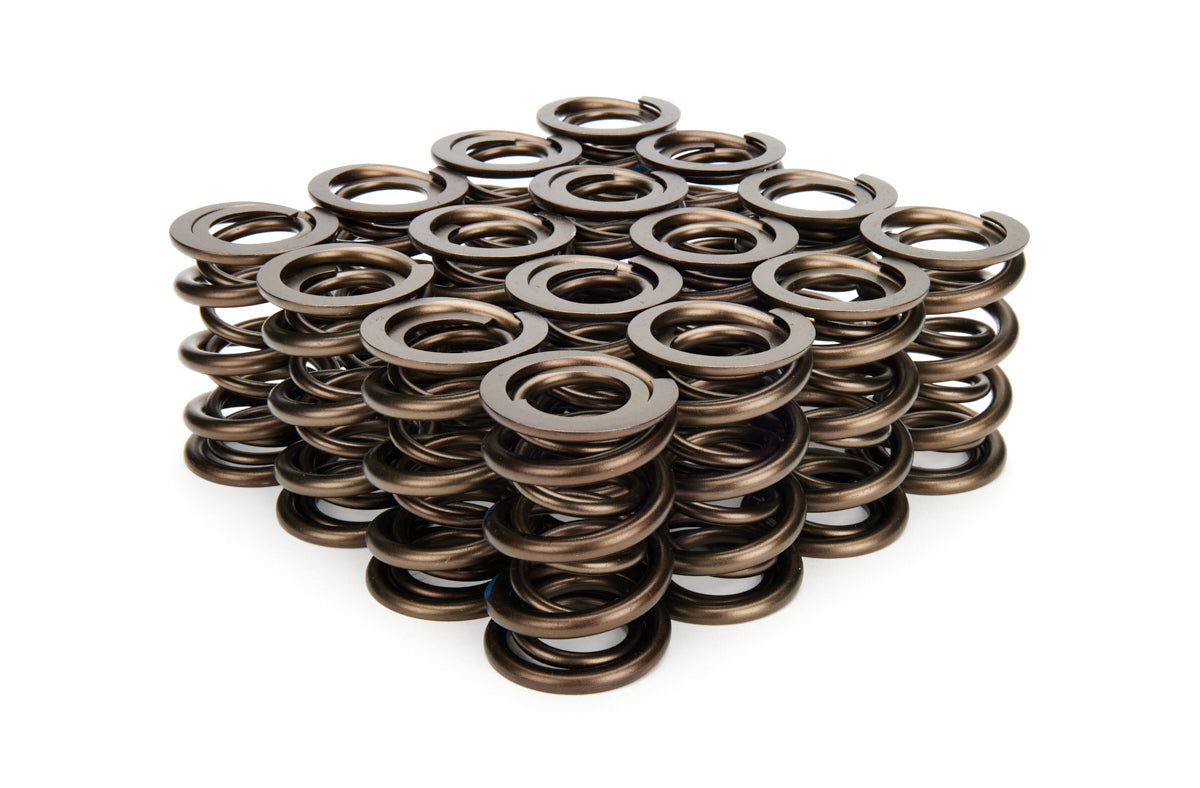 Manley 221424-16 Dual Valve Spring Set for High-Performance Engines, 647 lb/in Spring Rate, 1.070 in Coil Bind, 1.640 in Outer Diameter