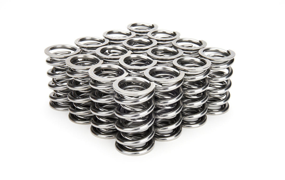 Manley 221442-16 Dual Valve Spring Set for High-Performance Engines, 1.560 Inch Outer Diameter, 533 lb/in Spring Rate, Polished Finish