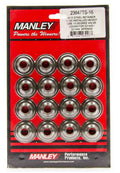 MANLEY 23647TS-16 Valve Spring Retainers 10 Degree, 1.120 Inch OD, Steel, Set of 16