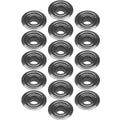 Manley Valve Spring Retainers 23652TS-16, 7 Degree, 0.865 Inch OD Step, 1.255 Inch for Single Spring, Steel, Set of 16