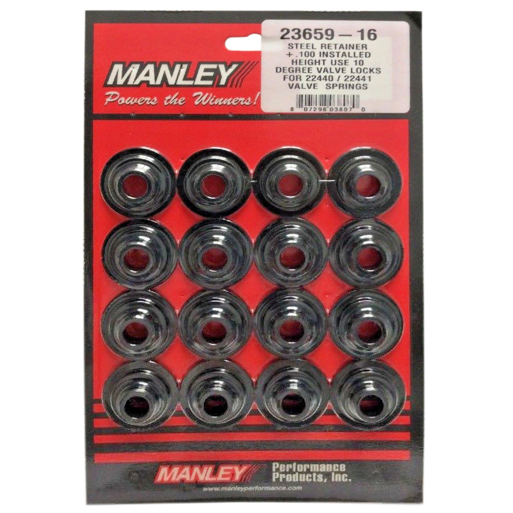 MANLEY 23659-16 1.550 Inch 10-Degree Valve Spring Retainers with Dual Spring Capacity