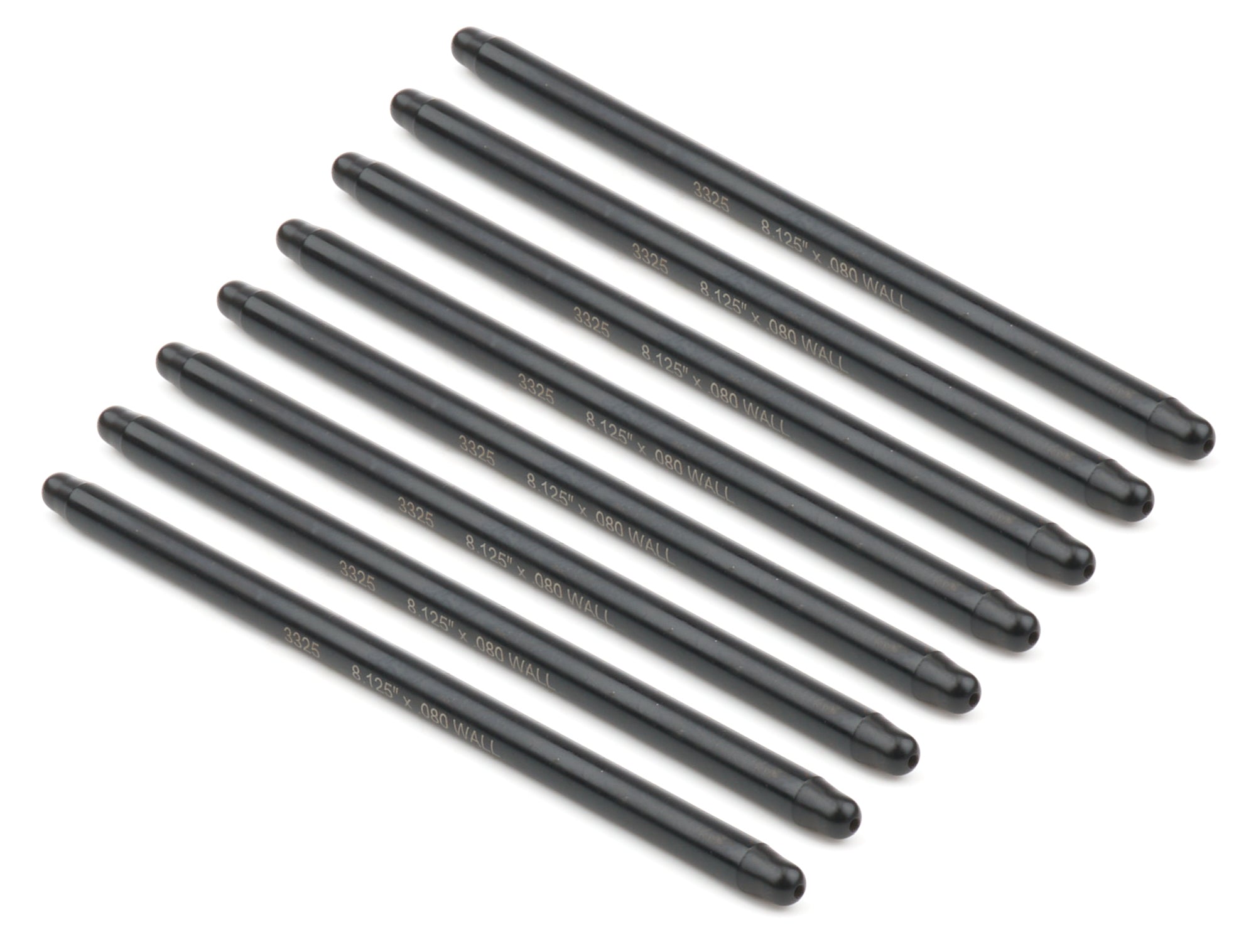 Manley 25811-8 8.125-Inch Chromoly Pushrods with Ball Ends Set of 8