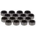 MANLEY Valve Lash Caps 42104TM-16, 0.080 Inch Thickness, 11/32 Inch Valve Stem Size, TensileMax Steel, Set of 16