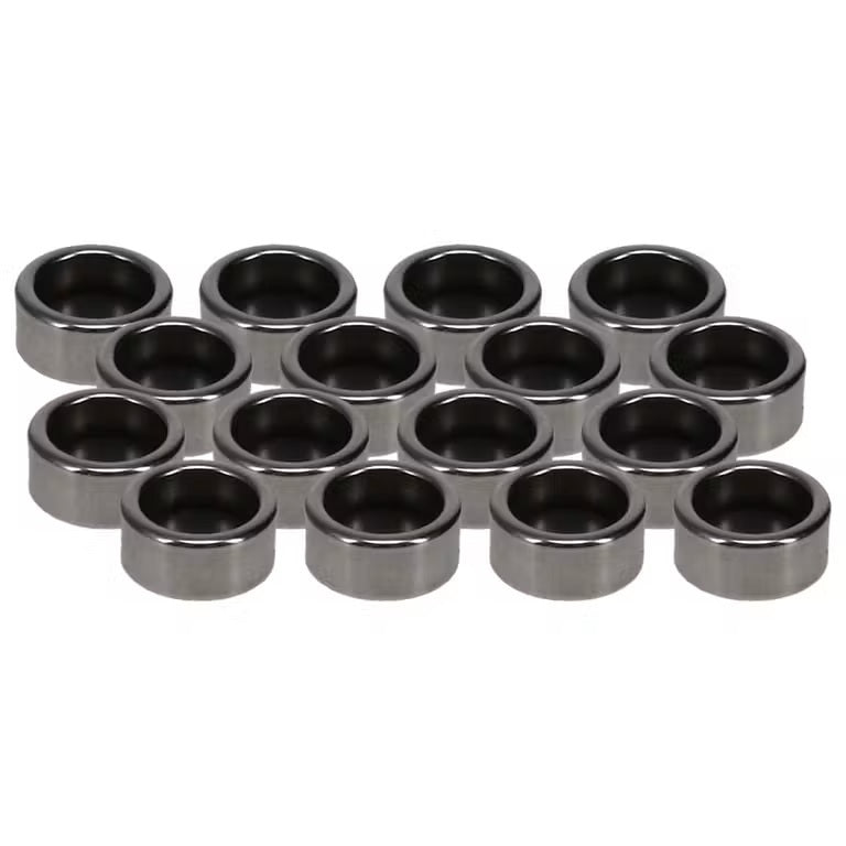 MANLEY Valve Lash Caps 42104TM-16, 0.080 Inch Thickness, 11/32 Inch Valve Stem Size, TensileMax Steel, Set of 16