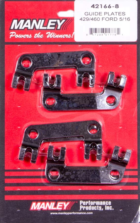 MANLEY 42166-8 Big Block Ford 5/16 Inch Pushrod Guide Plate Set of 8