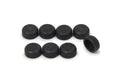 Manley Valve Lash Cap 42300-8, 0.080 Inch Thickness, 5/16 Inch Valve Stems, Non-Rotating Steel, Natural Finish, Set of 8