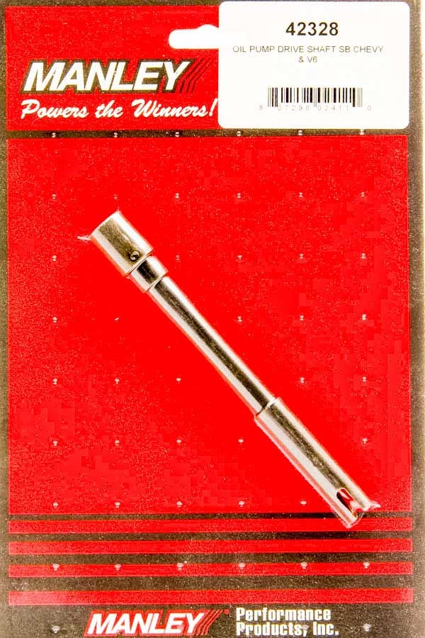 MANLEY SB Chevy Oil Pump Drive Shaft Part Number 42328 Steel Sleeve