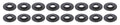 MANLEY 42369-16 Valve Spring Locator Set of 16, Inside Diameter 1.570 Inches, Steel, Black Oxide Finish