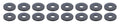 MANLEY 42372-16 Valve Spring Locator Set of 16, Steel with Black Oxide Finish, 1.677 Inch Spring OD