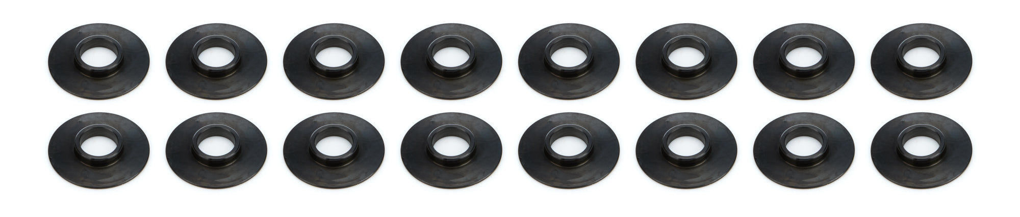 Manley 42466-16 Valve Spring Locators, 1.550 Inch Diameter, Steel, Black Oxide, Set of 16