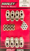 Manley SBC Long Slot Rocker Set of 8 with 3/8 Inch Stud Mount and 1.50 Ratio