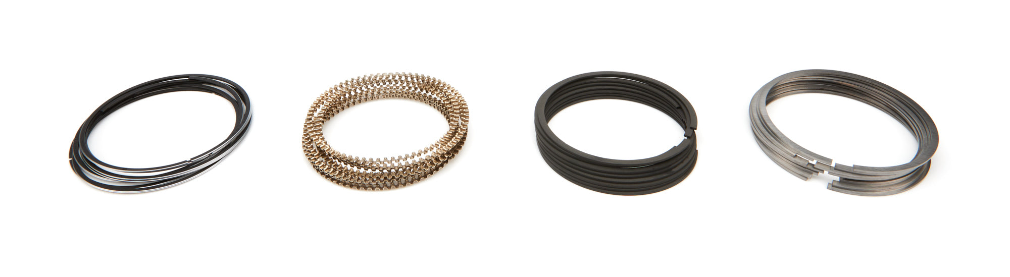 Manley 46620ST-8 Performance Series Piston Ring Set for 3.572 Inch Bore with Stainless Steel and Chromium Nitride Coatings