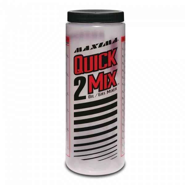 Maxima Racing Oils Quick-2-Mix Oil and Gas Mixing Bottle with 8 oz Capacity