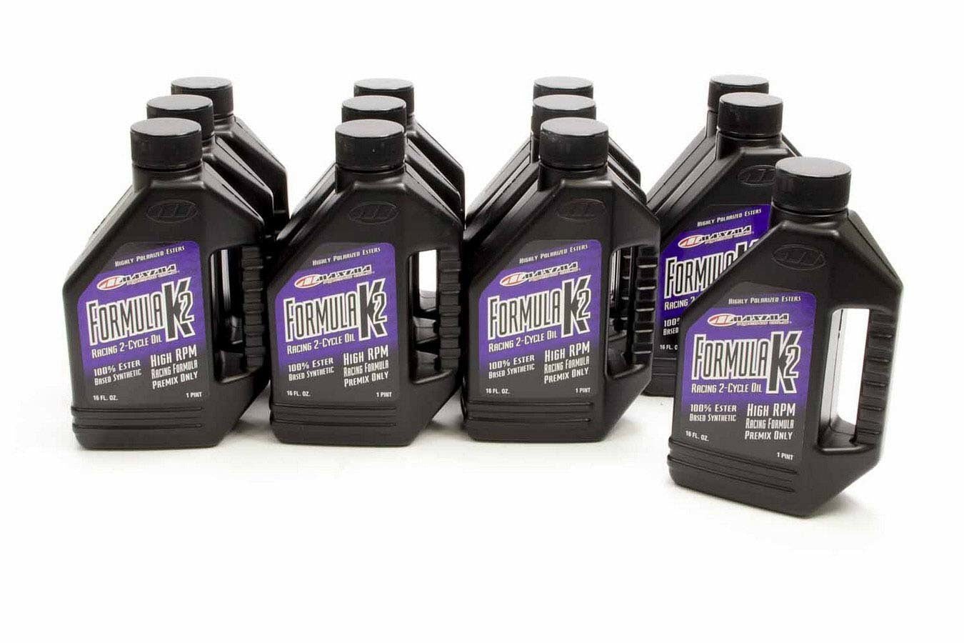 Maxima Racing Oils MAX22916 Formula K2 2 Stroke Oil 16 oz Bottles (Case of 12)