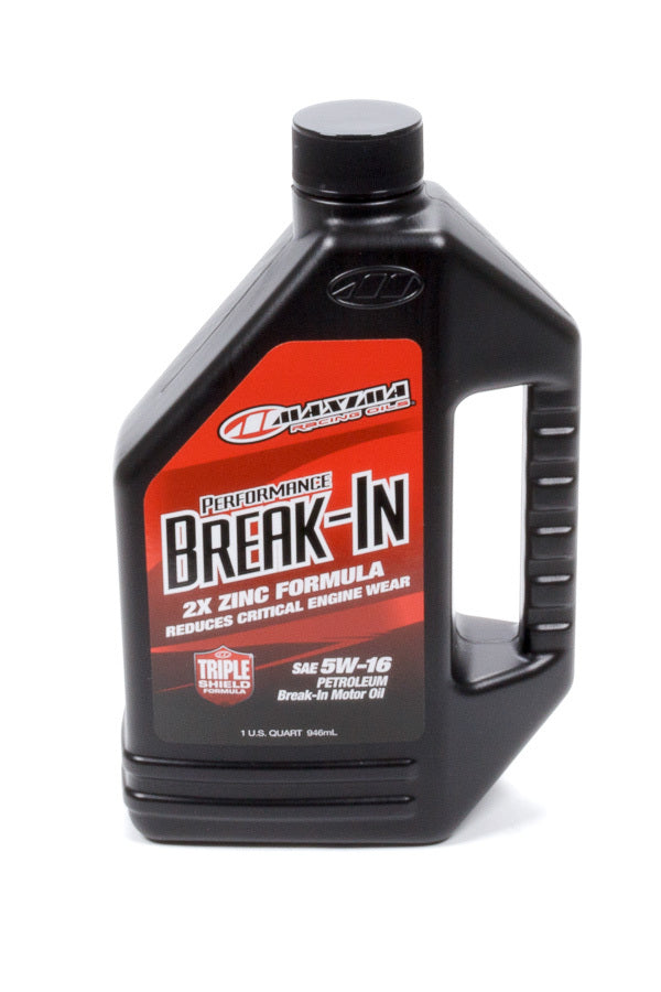 Maxima Racing Oils 39-09901S 5W16 Performance Break-In Engine Oil, High Zinc, Conventional, 1 Quart