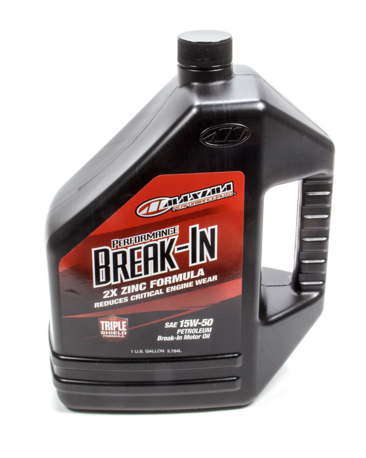 Maxima Racing Oils 39-119128S 15W50 Performance Break-In Motor Oil, High Zinc, Conventional, 1 Gallon Bottle