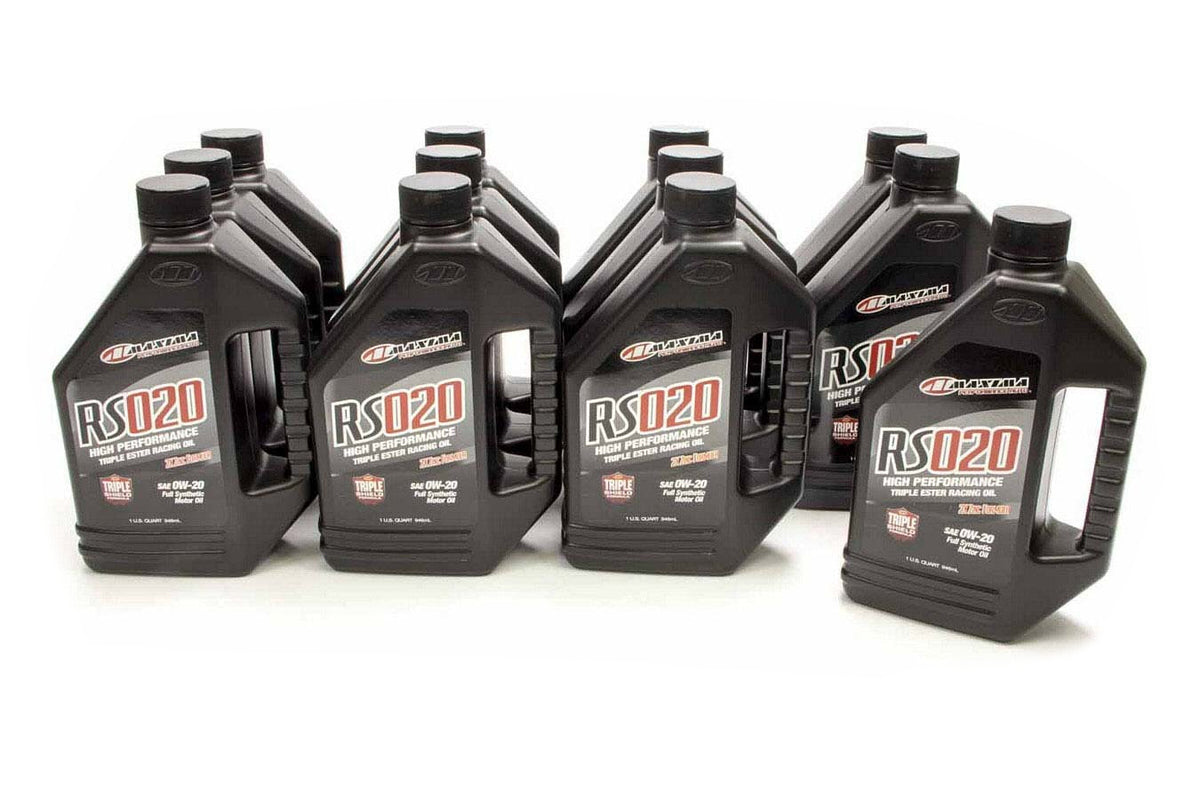 Maxima Racing Oils RS020 0W-20 Synthetic Motor Oil Case of 12 Quarts