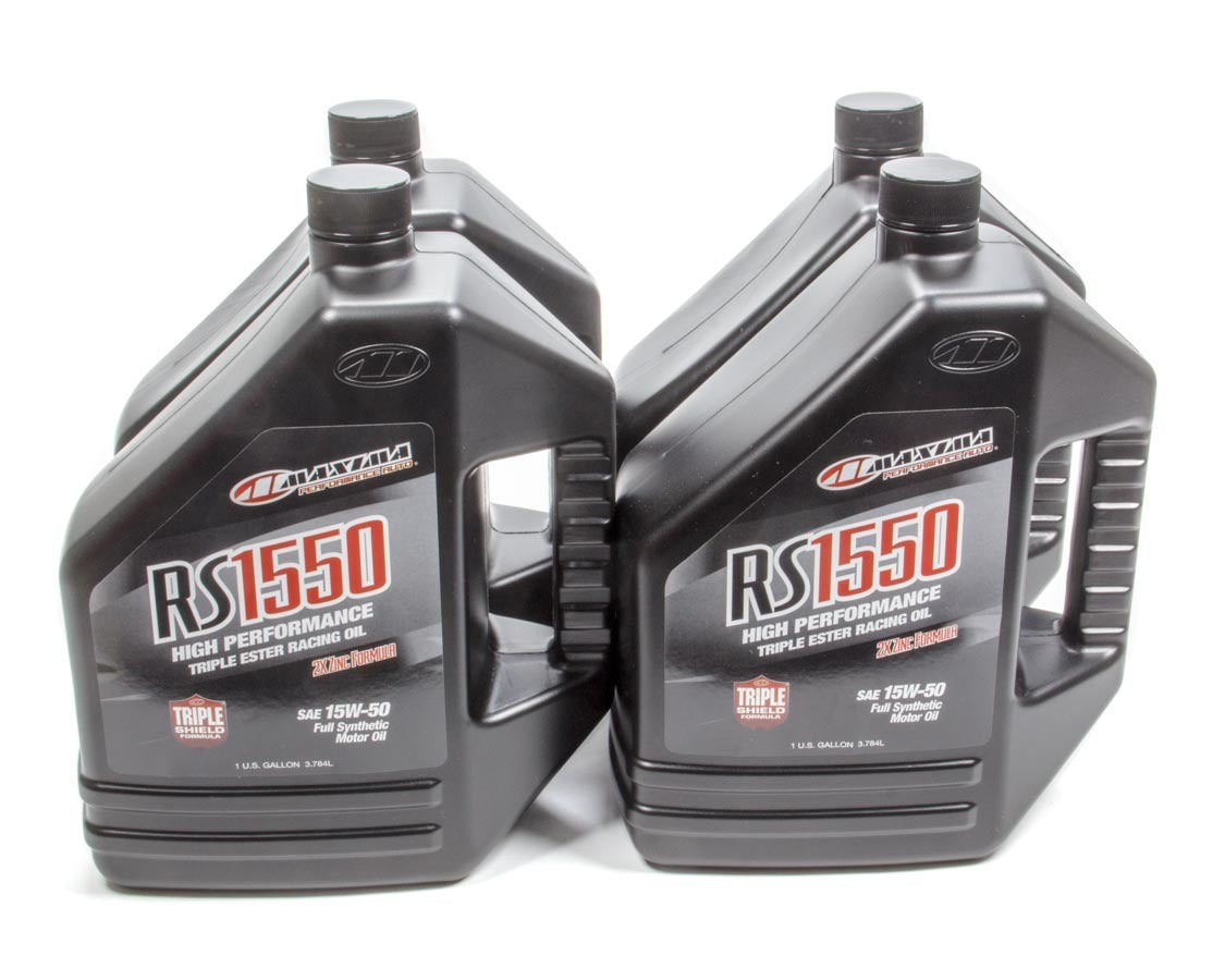 Maxima Racing Oils Maxima RS1550 15W50 Synthetic Motor Oil Case of 4 Gallon Bottles