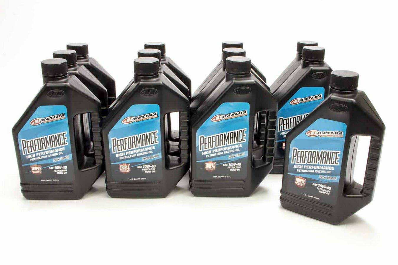 Maxima Racing Oils 39-34901 10W40 Performance Conventional Motor Oil 1 Quart, Pack of 12