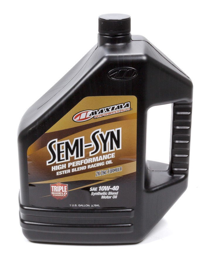 Maxima Racing Oils MAX39-349128BS 10W40 Semi-Synthetic Motor Oil, 1-Gallon Bottle