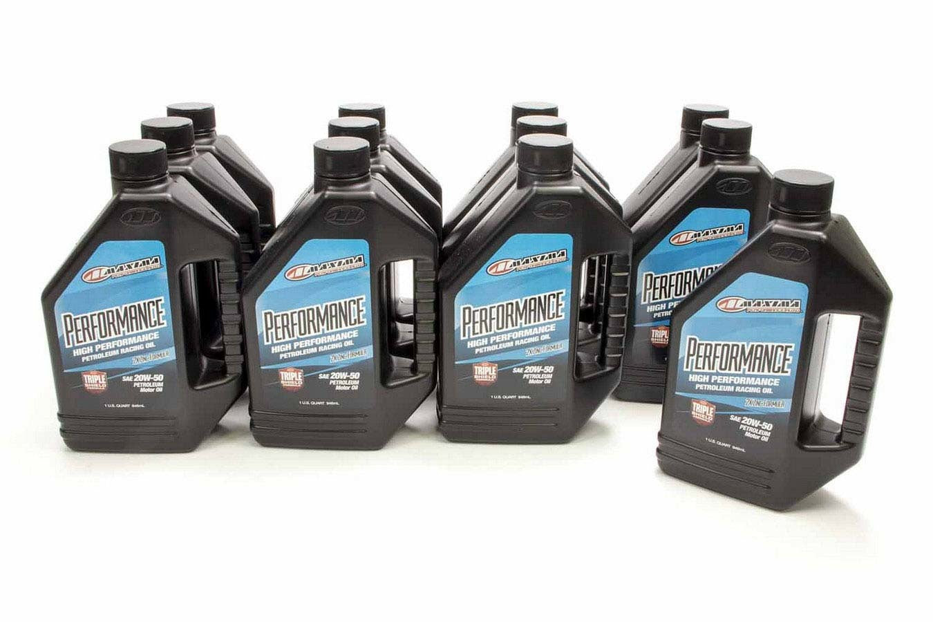 Maxima Racing Oils 39-35901 20W50 Conventional Motor Oil, 1 Quart Bottles, Set of 12