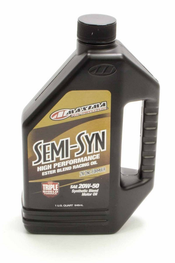 Maxima Racing Oils 39-35901BS 20W50 Semi-Synthetic Motor Oil - 1 Quart Bottle
