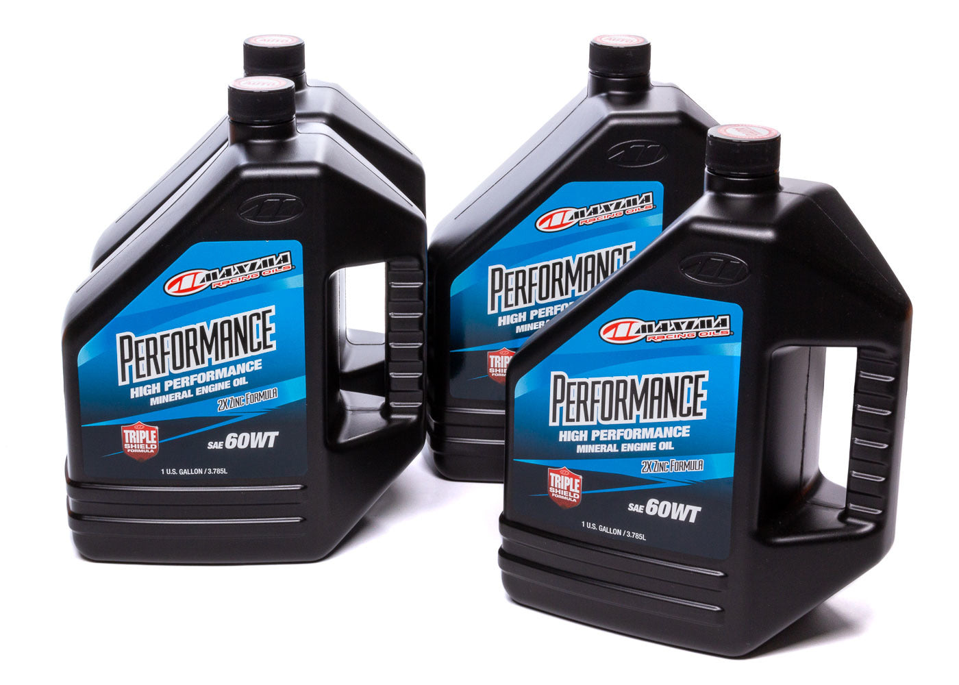 Maxima Racing Oils 39-379128 60W Conventional Motor Oil, 1 Gallon Bottles, Set of 4