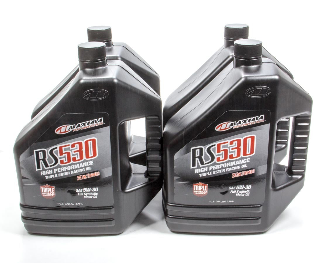 Maxima Racing Oils MAX39-919128 RS530 5W30 Synthetic Motor Oil Case of 4 Gallon Bottles