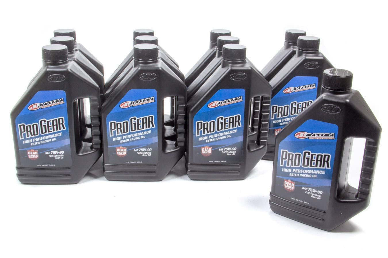 Maxima Racing Oils 49-44901 Pro Gear Synthetic Gear Oil 75W90, 1 Quart Bottles, Set of 12