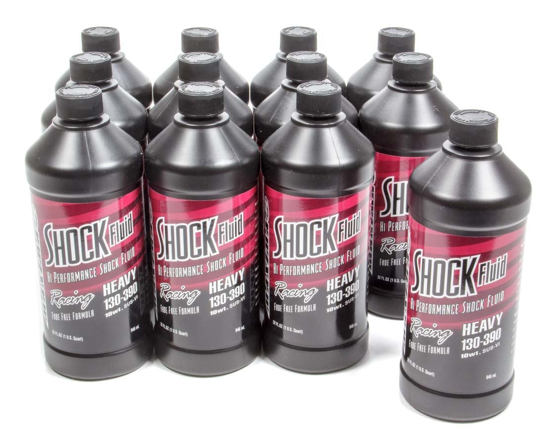 Maxima Racing Oils MAX58901H 10W Semi-Synthetic Shock Oil, 32 oz Bottles, Set of 12