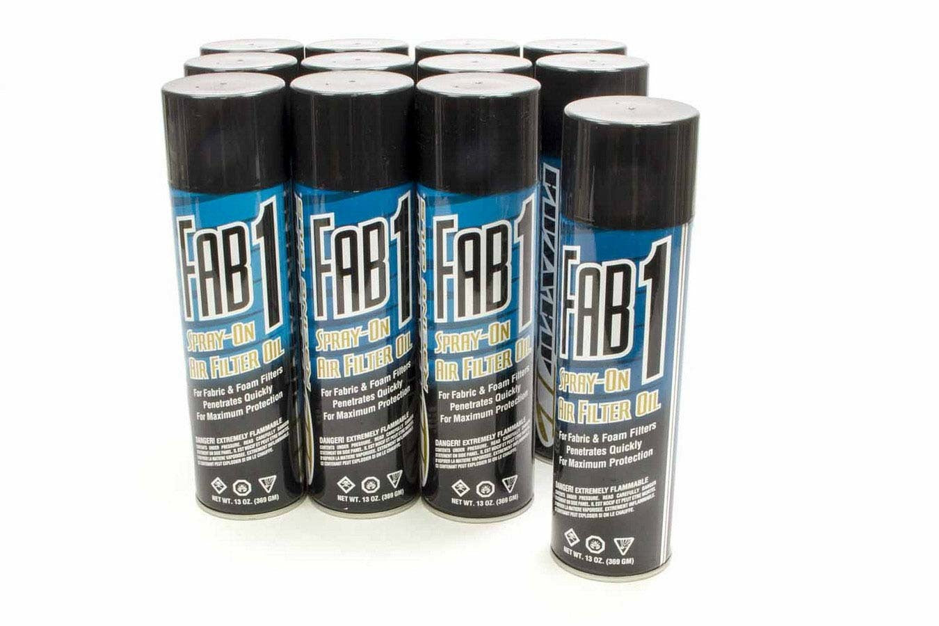 Maxima Racing Oils FAB1 Air Filter Oil, 13 oz Aerosol, Set of 12
