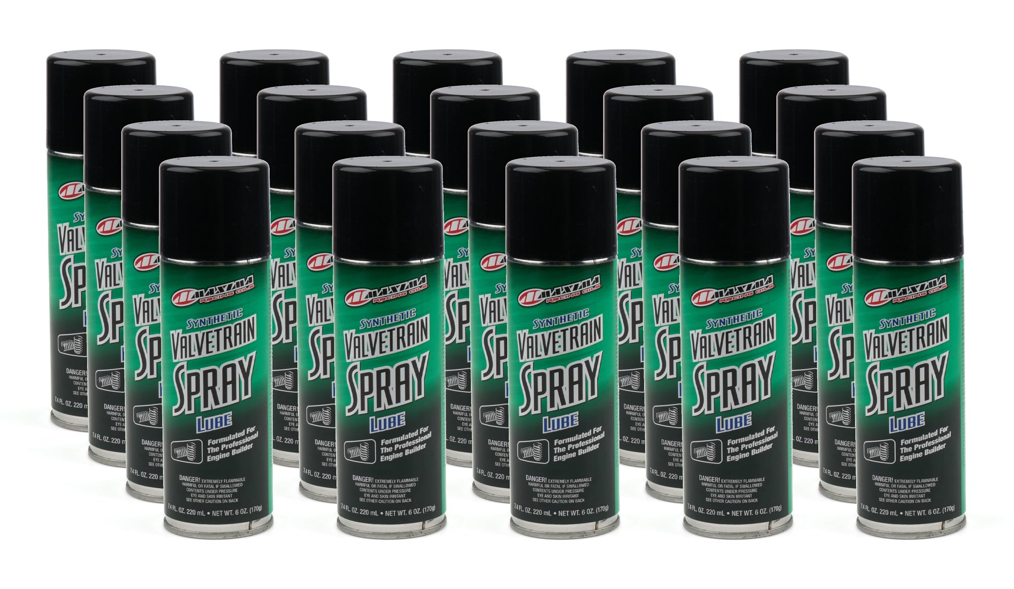 Maxima Racing Oils MAX62908 Valvetrain Spray Lube, 6 Oz Aerosol, Synthetic, Extreme Pressure, Set of 20