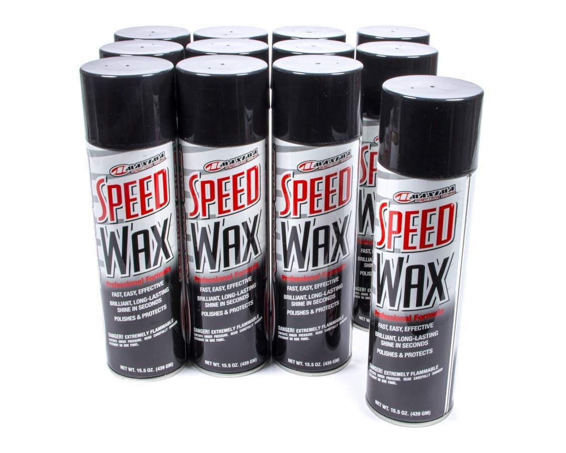 Maxima Racing Oils MAX70-76920 Speed Wax Exterior Detailer Aerosol 15.5 Oz (Set of 12)