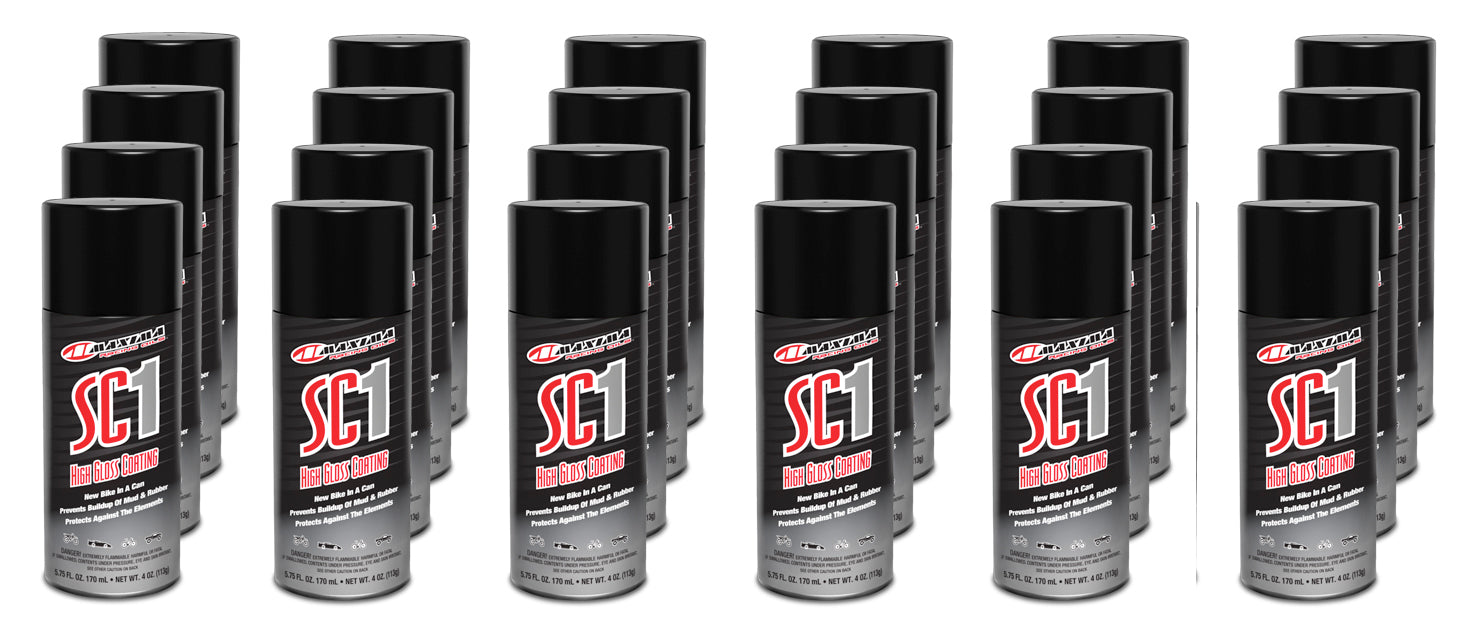 Maxima Racing Oils MAX78904 SC1 High Gloss Coating Aerosol Spray - 4 oz, Pack of 24