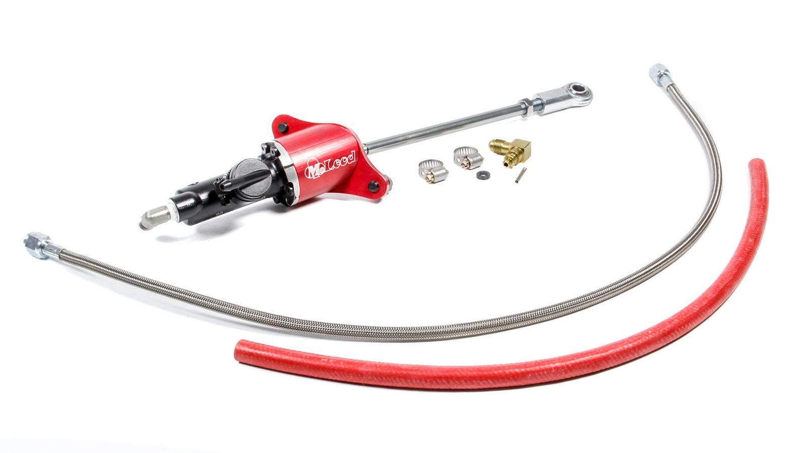 McLeod Clutch Master Cylinder 139305 with 13/16 Inch Bore and Braided Stainless Line for GM F-Body 1986-1997
