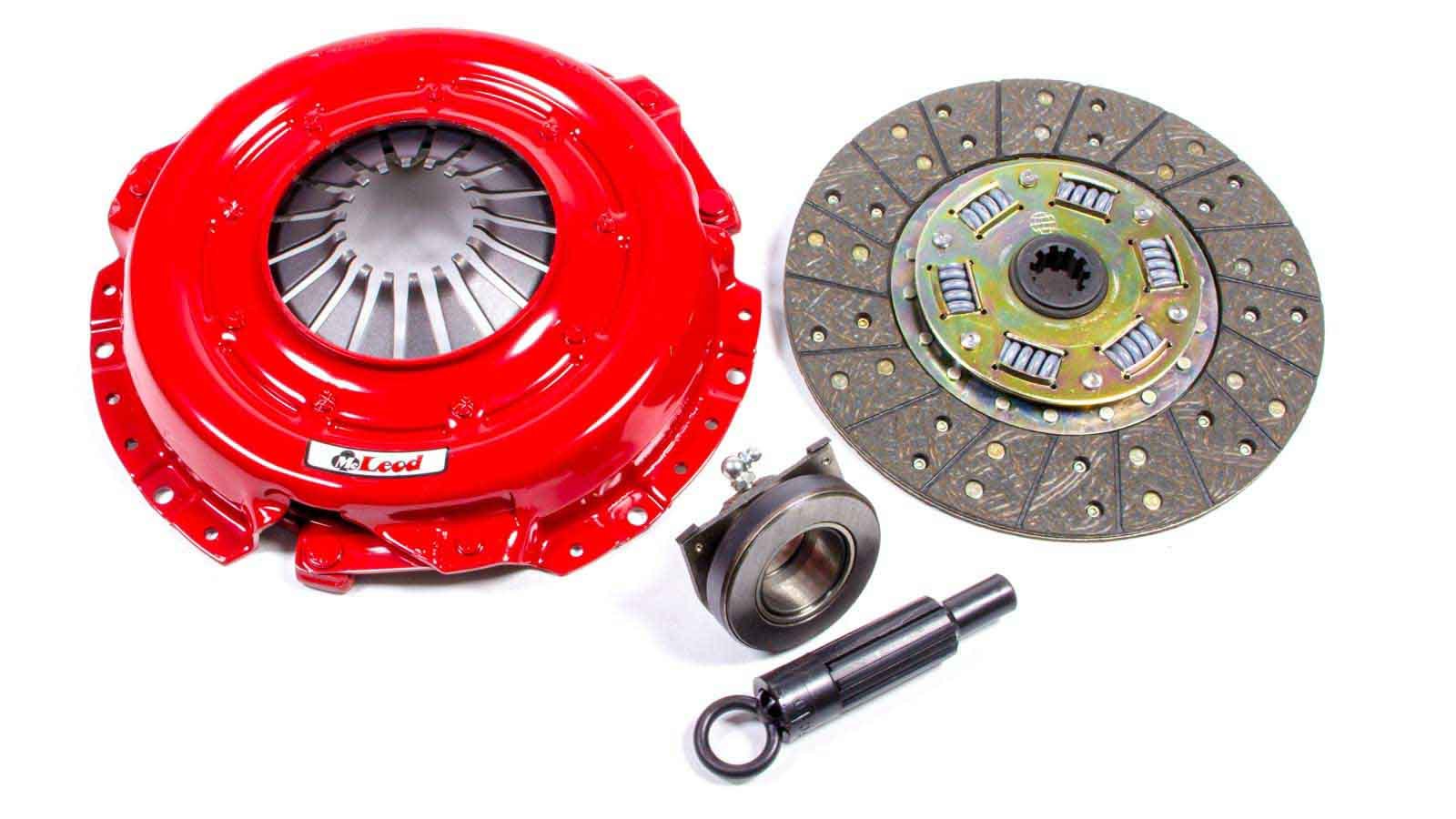 MCLEOD Clutch Kit Street Pro 75113 for Ford Vehicles, Single Disc, 10-Inch Diameter, 1-1/16 Inch Spline, Sprung Hub Organic Friction Material