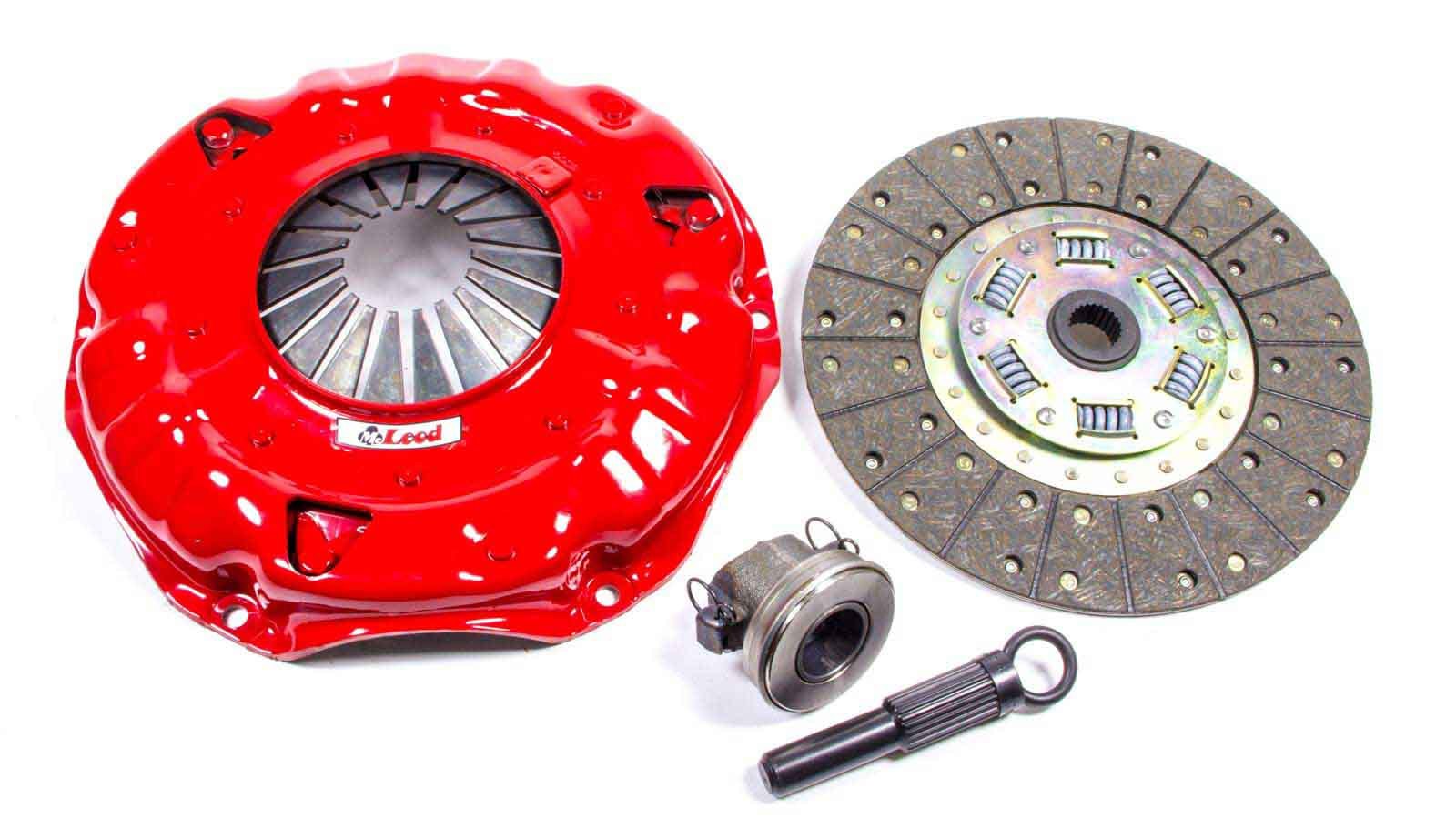 McLeod 75208 Super Street Pro Clutch Kit for Mopar, 11 Inch Diameter, Single Disc, Organic and Ceramic Friction Material, 1 Inch Shaft, 23 Spline, Sprung Hub
