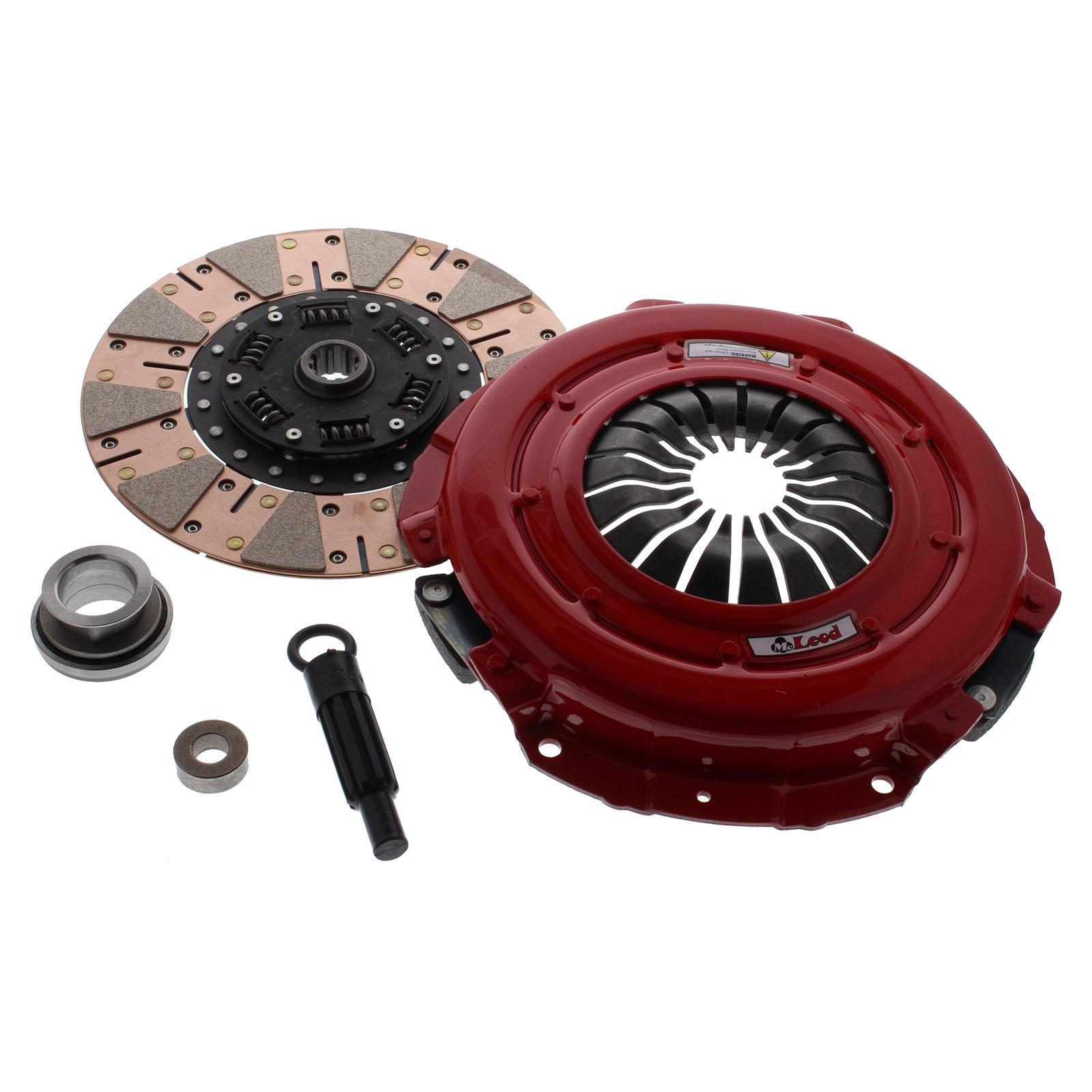 McLeod 75301 Street Extreme Clutch Kit for Ford Mustang 2005-2010, Single Disc, 11 Inch Diameter, Sprung Hub, Ceramic