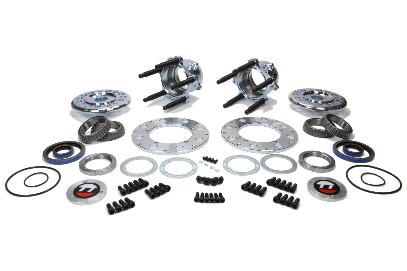 Moser Engineering GN C/T Hub Package Steel Hub and Rotor for Rear Axle with 5 x 5.00 Bolt Pattern and 24 Spline Drive Flange
