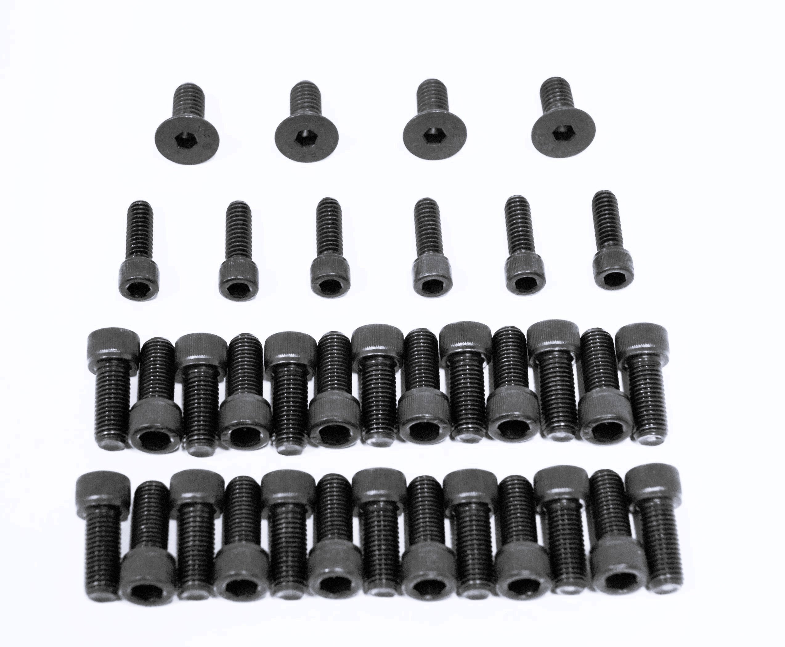 Moser Engineering GN Hardware Kit 42HK for Grand National Wheel Hub Flange, Steel, Black Oxide Finish