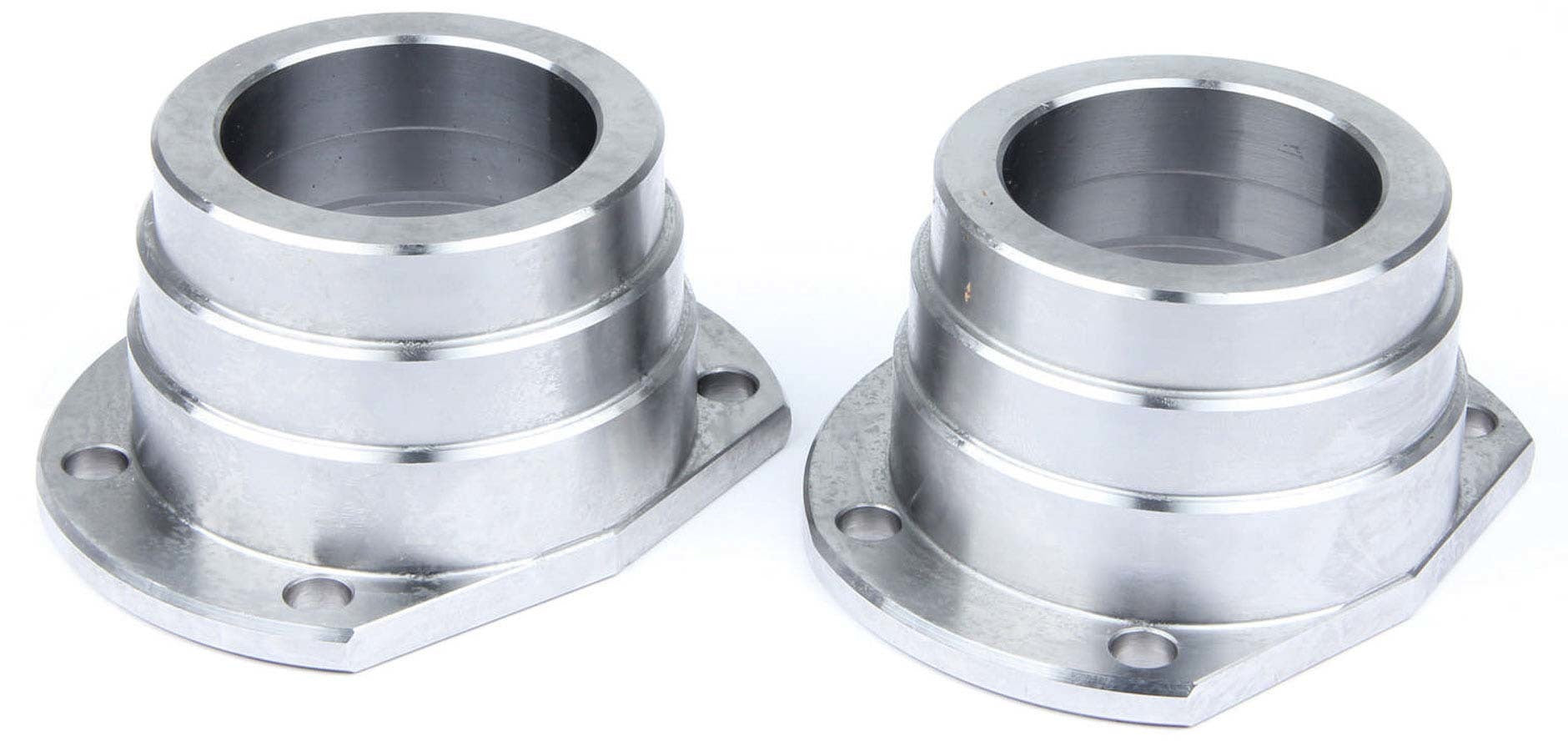 Moser Engineering Axle Housing End Pair for Small Ford Bearings, Weld-On, 2.835 Inch Bearing Bore, Steel, Natural Finish