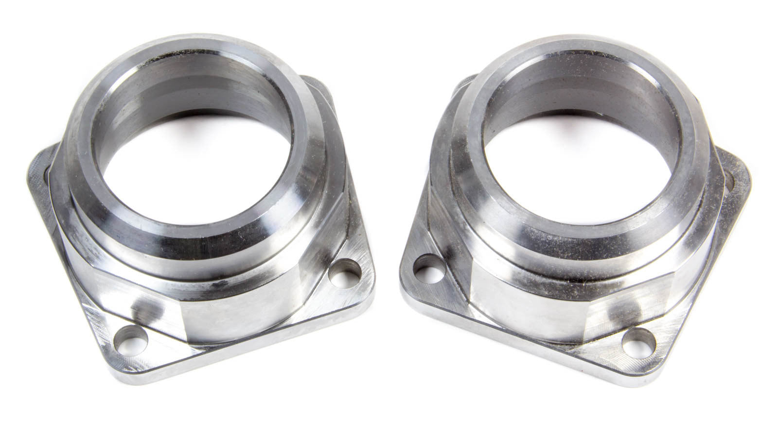 Moser Engineering Axle Housing End Pair for Chevy Cars with Large Ford Bearings, Weld-On, 3.15 Inch Bearing Bore, Steel, Natural Finish