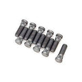 Moser Engineering Wheel Stud 7/16-20 x 1.25 Inches with 0.480 Inch Knurl, Steel, Black Oxide Finish, Set of 10