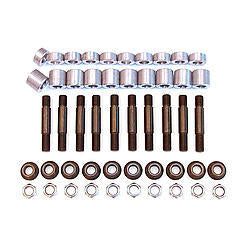 Moser Engineering 8080 Drive Stud Kit, 5/8-18 Thread, 3 Inches Long, Steel with Black Oxide Finish