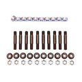 Moser Engineering 8080S Drive Stud Kit 5/8-18 Thread, 2 Inch Length, Steel, Black Oxide Finish, 10 Pack